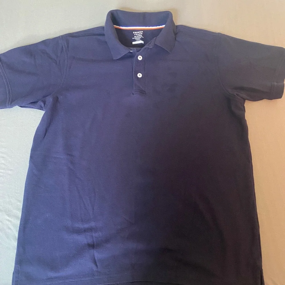 French Toast Boy School Uniform Bundle 4 Khaki Shorts 20H 2 Navy Polos XL 18/20H - Picture 14 of 16